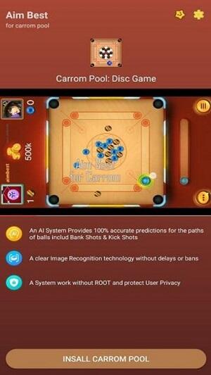 Aim Carrom Mod Apk Premium Unlocked